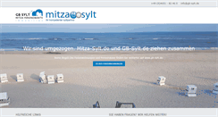 Desktop Screenshot of mitza-sylt.de